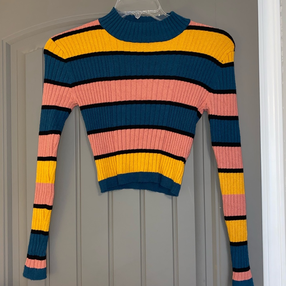 Mock neck sweater